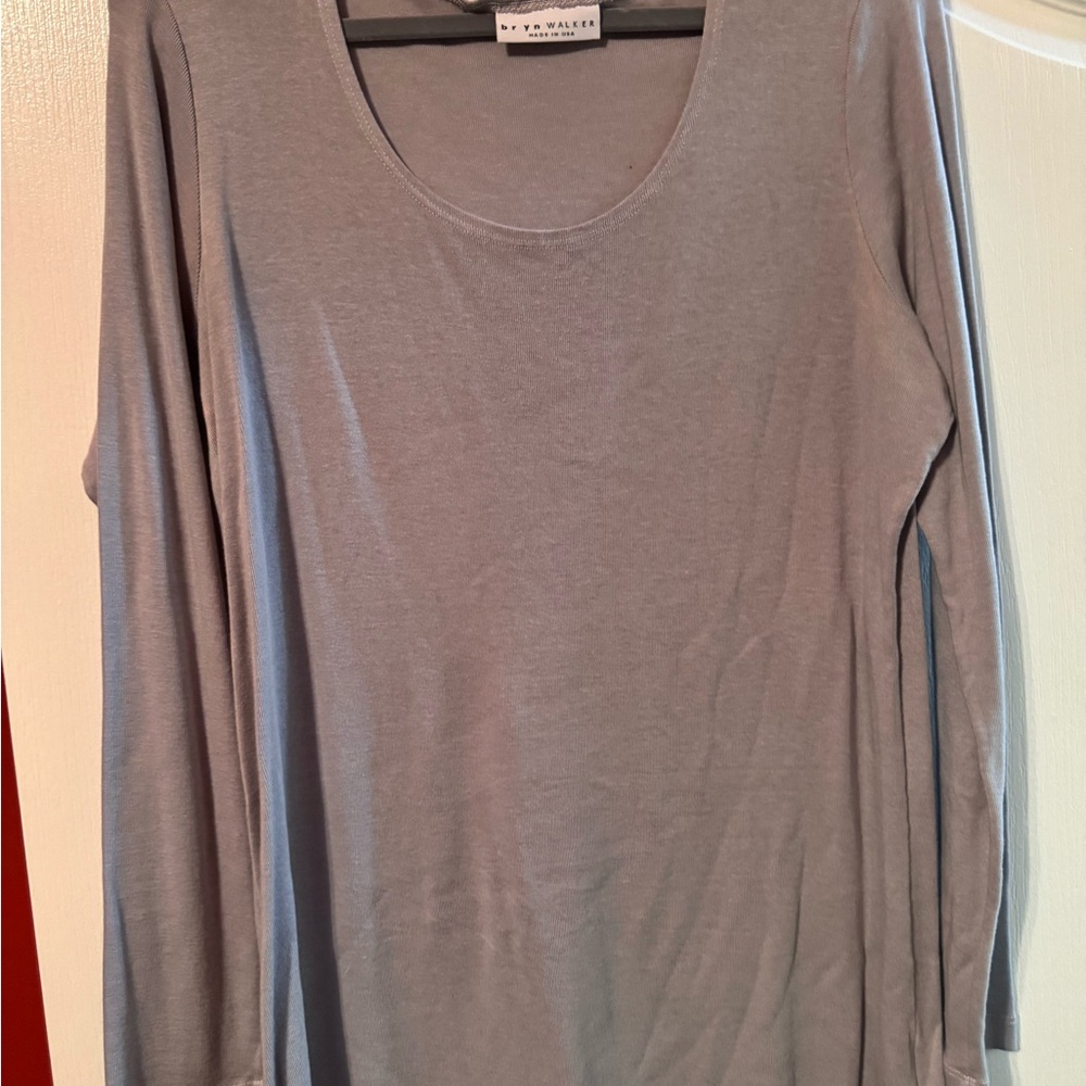 Bryn walker gray tunic shirt great condition.